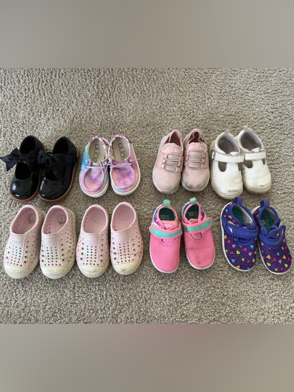 Baby 6 shoes (8 pair)